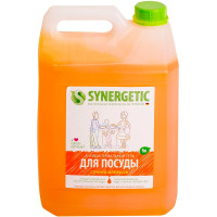 Synergetic Средство д/мытья посуды Апельсин, 5 л