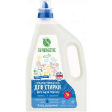 Гель для стирки всех видов тканей Synergetic (Синергетик) UNIVERSAL, концентрат, 1,5 л