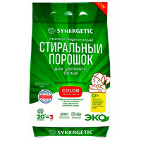 Synergetic Стиральный порошок COLOR, 3 кг