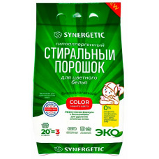 Synergetic Стиральный порошок COLOR, 3 кг