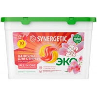 Synergetic Капсулы для стирки ALL in ONE Магическая орхидея, 10 шт 