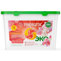 Synergetic Капсулы для стирки ALL in ONE "Магическая орхидея", 12 шт