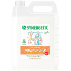 Synergetic Кондиционер-ополаскиватель д/белья Миндальное молочко, 5 л 