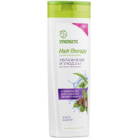 Шампунь-бальзам для волос Synergetic Увлажнение и уход 2 в 1, 400 мл