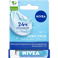 Бальзам для губ Nivea (Нивея) Аква-уход