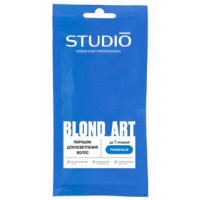 Порошок для осветления волос Power Blue линии BLOND ART серии STUDIO PROFESSIONAL, 30 г