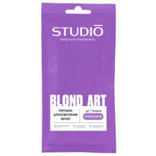 Порошок для осветления волос Crystal White линии BLOND ART серии STUDIO PROFESSIONAL, 30 г