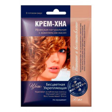Крем-Хна в готовом виде "Бесцветная" укрепляющая с комплексом масел, 50 мл Крем-Хна в готовом виде "Бесцветная" укрепляющая с комплексом масел, 50 мл