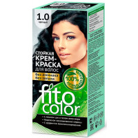 Стойкая крем-краска для волос серии "Fitocolor", тон 1.0 черный 115 мл
