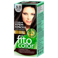 Стойкая крем-краска для волос серии "Fitocolor", тон 3.0 темный каштан, 115 мл