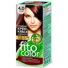 Стойкая крем-краска для волос серии "Fitocolor", тон 4.0 каштан, 115 мл