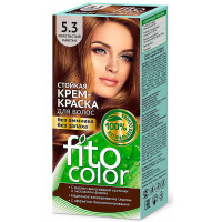 Стойкая крем-краска для волос серии "Fitocolor", тон 5.3 золотистый каштан, 115 мл