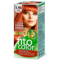 Стойкая крем-краска для волос серии "Fitocolor", тон 5.46 медно-рыжий, 115 мл