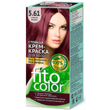 Стойкая крем-краска для волос серии "Fitocolor", тон 5.61 спелая вишня, 115 мл