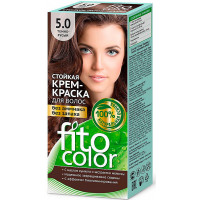 Стойкая крем-краска для волос серии "Fitocolor", тон 5.0 темно-русый, 115 мл