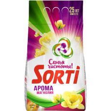 Стиральный порошок автомат Sorti (Сорти) Арома Магнолия, 9 кг