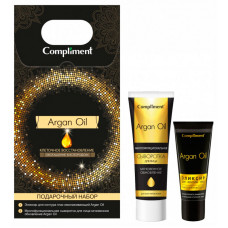 ПН Compliment ARGAN OIL №1241 (Эликсир для контура глаз, 25мл + сыворотка для лица, 50мл)
