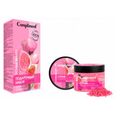 ПН Compliment DOUBLE BEAUTY №1831 Упругость и тонус (скраб для тела 400 мл+соль для ванны 100 гр)