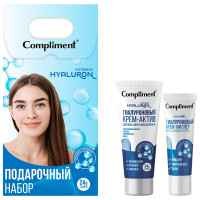 ПН Compliment INTENSIVE HYALURON ПН №2000 (гиалуроновый крем-филлер  для глаз, 25 мл + крем-актив 50 мл)