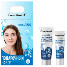 ПН Compliment INTENSIVE HYALURON ПН №2000 (гиалуроновый крем-филлер  для глаз, 25 мл + крем-актив 50 мл)