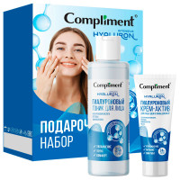 ПН Compliment INTENSIVE HYALURON ПН №2001 (гиалуроновый тоник для лица 200 мл + крем-актив 50 мл)