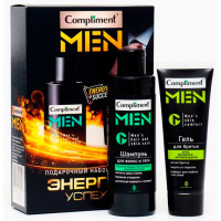 ПН Compliment men №1991-2 Энергия успеха (гель для бритья 80 мл+шамп для волос и тела 200 мл)