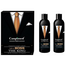 ПН Compliment men New Boss №1772-2 The King (Шампунь для волос, 250 мл + Гель для душа, 250 мл) ПН Compliment men New Boss №1772-2 The King (Шампунь для волос, 250 мл + Гель для душа, 250 мл)