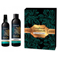 ПН Compliment Argan oil №1243-2 С маслом арганы (Шампунь для волос,250мл + Спрей-восст.200мл) ПН Compliment Argan oil №1243-2 С маслом арганы (Шампунь для волос,250мл + Спрей-восст.200мл)