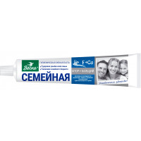 Зубная паста Весна Семейная фтор+кальци, 90 гр