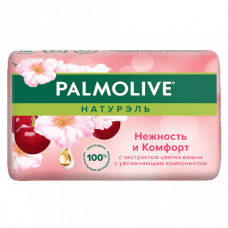 Туалетное мыло Palmolive (Палмолив) Натурэль Нежность и Комфорт с экстрактом цветка вишни, 90 г Туалетное мыло Palmolive (Палмолив) Натурэль Нежность и Комфорт с экстрактом цветка вишни, 90 г
