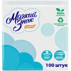 Салфетки Мягкий Знак, 2-слойные, 100 листов Салфетки Мягкий Знак, 2-слойные, 100 листов
