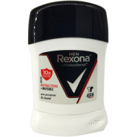 Антиперспирант стик мужской Rexona (Рексона) Антибактериальный Невидимый на черном и белом, 50 мл