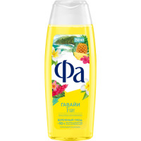 Крем-гель для душа Фа Ритмы острова Гавайи Аромат Ананаса и Цветка Франжипани, 250 мл Крем-гель для душа Фа Ритмы острова Гавайи Аромат Ананаса и Цветка Франжипани, 250 мл