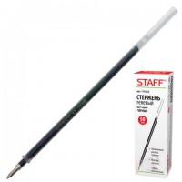 Стержень гелевый Staff (Стафф), цвет чёрный, узел 0,5 мм, линия 0,35 мм, 135 мм