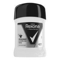 Антиперспирант стик мужской Rexona (Рексона) Невидимый на черном и белом, 50 мл отключен