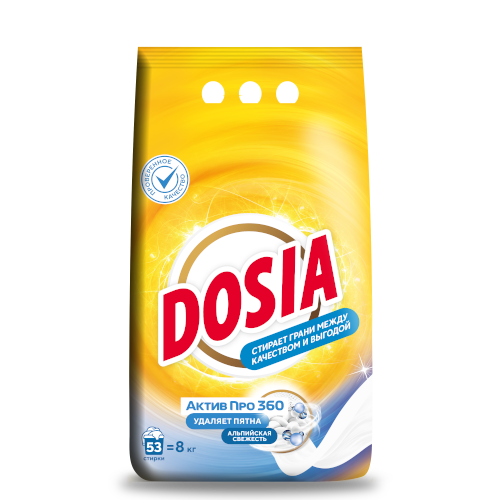 Стиральный порошок автомат Dosia (Дося) Альпийская свежесть, 8 кг Стиральный порошок автомат Dosia (Дося) Альпийская свежесть, 8 кг