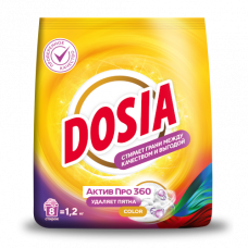 Стиральный порошок автомат Dosia (Дося) Color, 1,2 кг Стиральный порошок автомат Dosia (Дося) Color, 1,2 кг