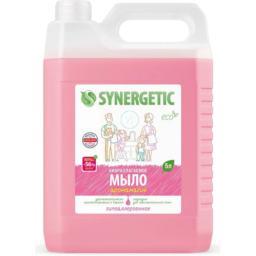 Жидкое мыло Synergetic (Синергетик) Аромамагия, 5 л Жидкое мыло Synergetic (Синергетик) Аромамагия, 5 л