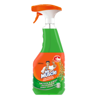 Моющее для стекла Mr. Muscle (Мистер Мускул) Утренняя Роса с нашатырным спиртом, курок, 530 мл