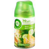 Освежитель воздуха автомат (сменный блок) AirWick (Аирвик) Дыня-огурец, 250 мл Освежитель воздуха автомат (сменный блок) AirWick (Аирвик) Дыня-огурец, 250 мл