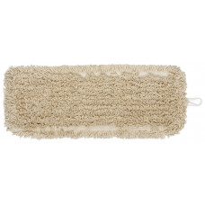 Насадка Моп плоская для швабры/держателя Лайма Expert, уши/карманы, нашивной хлопок, 40 см