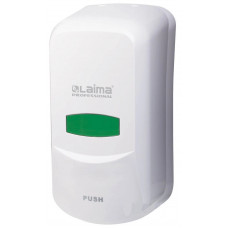 Дозатор для жидкого мыла и антисептика LAIMA CLASSIC, наливной, сенсорный, ABS-пластик, белый, 1 л
