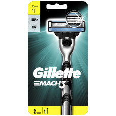 Станок для бритья Gillette Mach 3, 2 кассеты