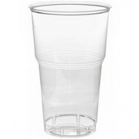 Стакан прозрачный одноразовый Факел, 500 мл (50 шт)