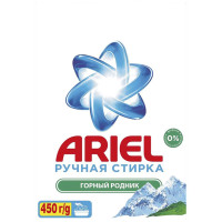 Стиральный порошок для ручной стирки Ariel (Ариэль) Горный родник, 450 г Стиральный порошок для ручной стирки Ariel (Ариэль) Горный родник, 450 г