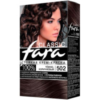Краска для волос Fara (Фара) Classic, тон 502 - Тёмно-коричневый