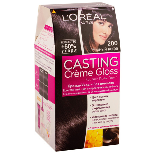 L'oreal paris краска для волос casting creme gloss оттенок 200