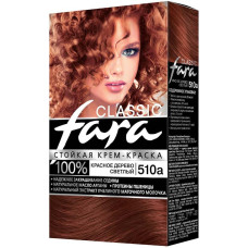 Краска для волос Fara (Фара) Classic, тон 510а - Красное дерево светлый