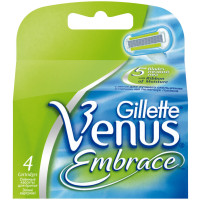 Кассеты для бритья женские Gillette Venus Embrace (Джилет Венус Имбрейс) (4 шт)