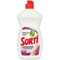 Бальзам для мытья посуды Sorti (Сорти) с витамином Е, 450 мл